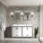 Double Bath Vanity with Cultured Marble Top-1490437188