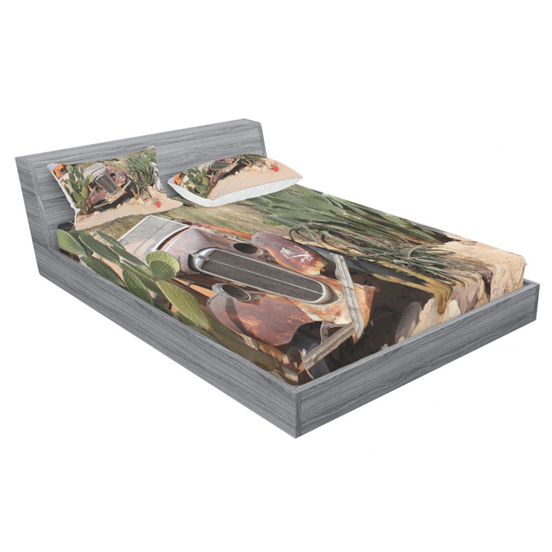 Microfiber Sheet Set, Queen Sheet Set with Fitted Sheet