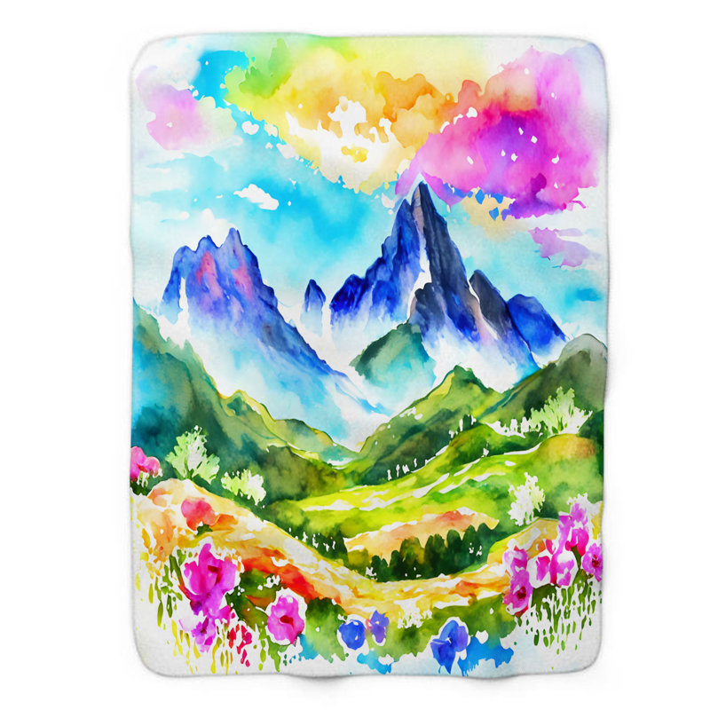 Bright Hills - couverture 1 pièce, Lit simple