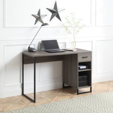 Home Candon Desk Distressed Brown Oak