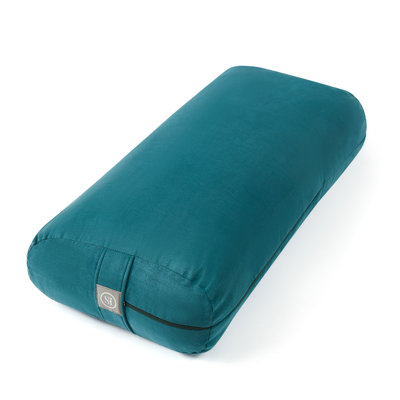 Yoga Bolster Pillow Meditation Pillow W/Washable Cover & Carry Handle