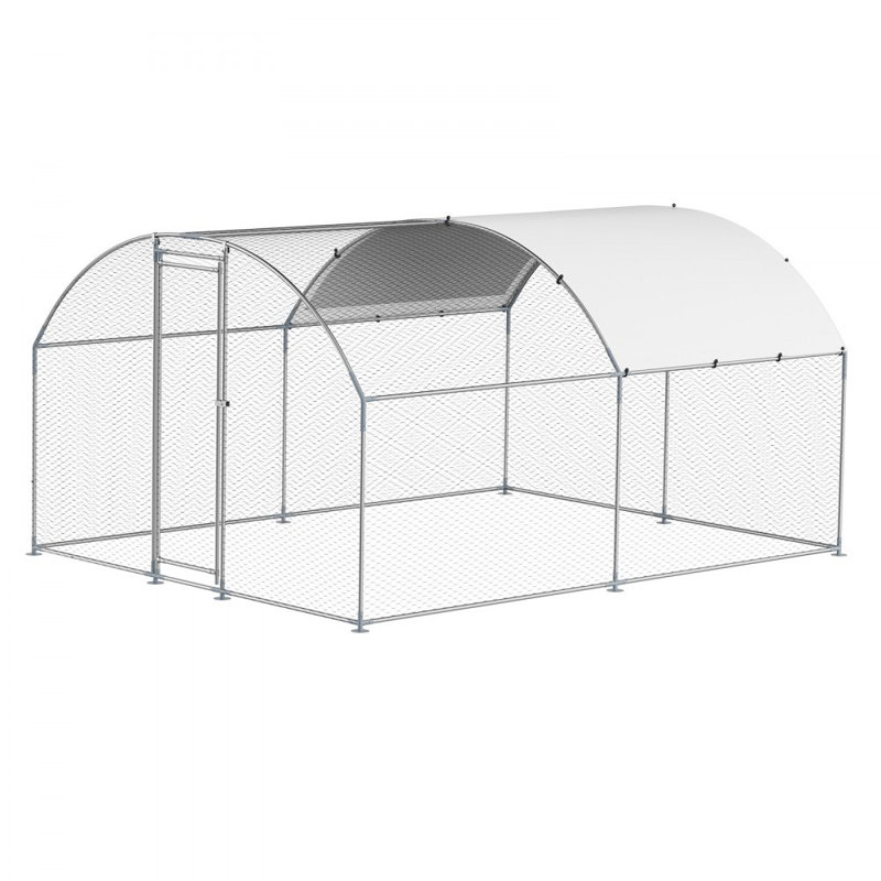 Chicken Coop with Chicken Run, 200cm H x 400cm W x 300cm D
