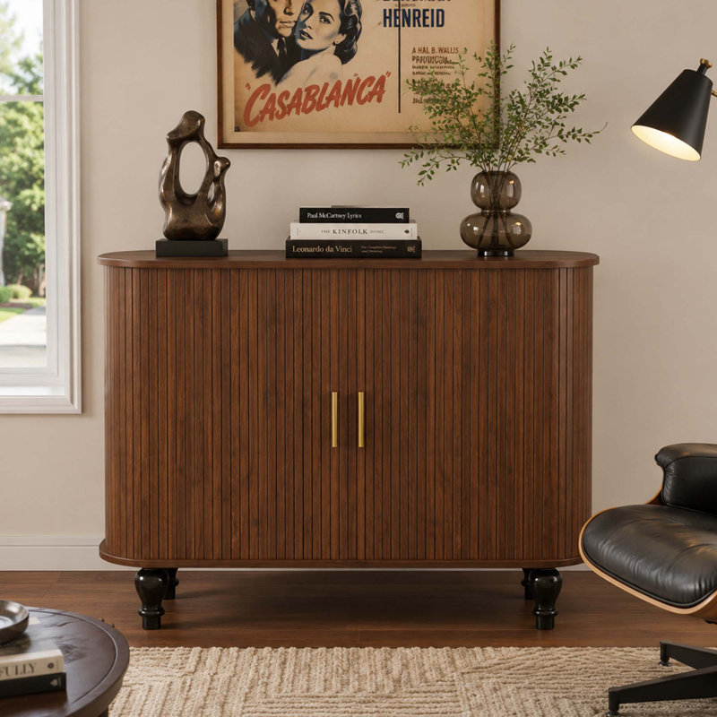 Bar Mid-Century, Walnut