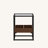 Luzenia 2 Pieces Nightstand, Coffee Table, Side Table with Storage Shelf