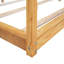 Lit à baldaquin, lit plateforme avec pieds de support, cadre de lit-253131048-253131031