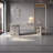 Rectangle White Sintered Stone Desktop Modern Desk-109050267