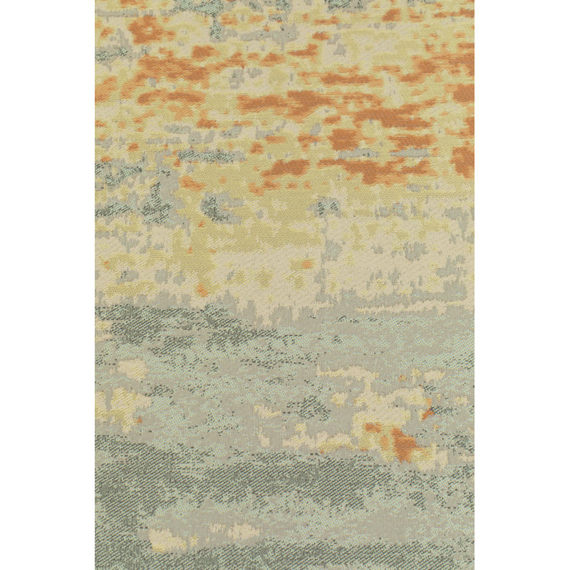 Ranger Abstract Area Rug in Beige/Gray/Green