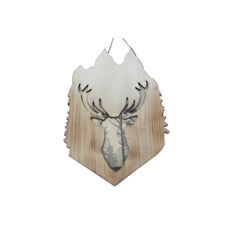 Décoration murale forêt Deer Head