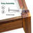 Acacia Christoper Premium Solid Wood Bed Frame, Platform Bed with Headboard Included, Mid century Modern Wood Bed, No Box Spring Needed, Fits All Mattresses-93609978-91742381