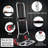Hendry 265 Ib. Capacity Aluminum Portable Foldable Hand Truck Dolly