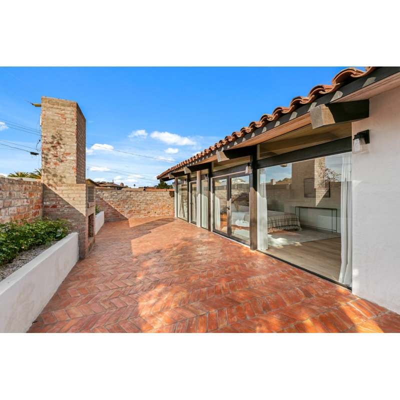 Natural Terracotta Herringbone, 4.25"x13" x0.79''