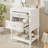 24 Inch Retro Design Bathroom Vanity with Ceramic Sink-93696131
