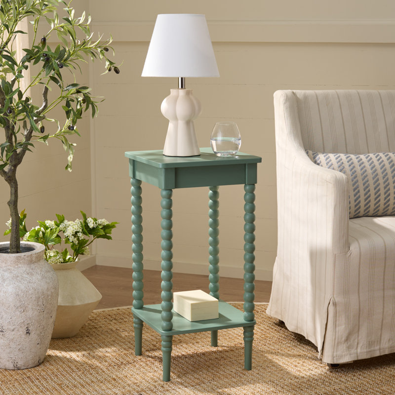 Netter Square Accent Table, Sage Green