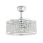 18" Windermere 8 - Blade Caged Crystal Ceiling Fan With Remote Control And Light Kit-549291638