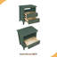 Table de chevet 2 tiroirs-471640286