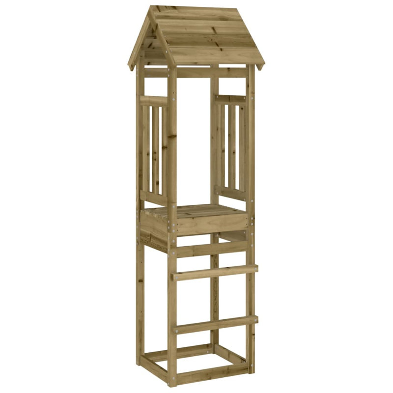Play Tower 52,5x46,5x206,5 cm Wood, Impregnated Wood Pine