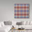 «Lodge Plaid 1» par Dartis, impression sur toile tendue-25332297