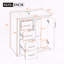 30" Freestanding Bathroom Vanity Set with Ceramic Sink and 3 Drawers-905488277