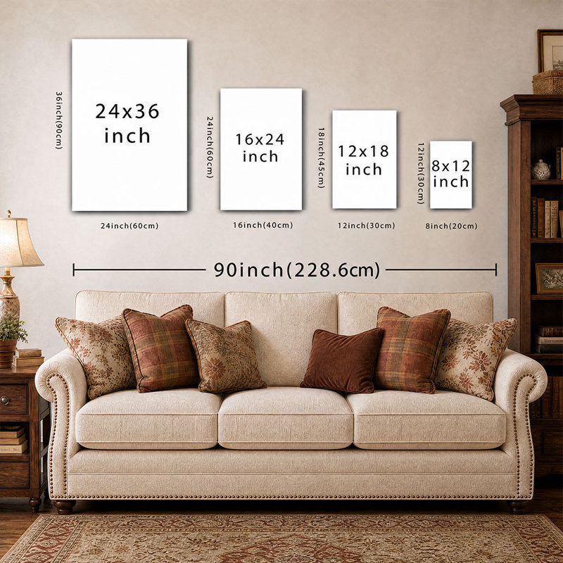 Art mural sur toile, "Sainte nuit", 24*36 inch (60*90*2cm)