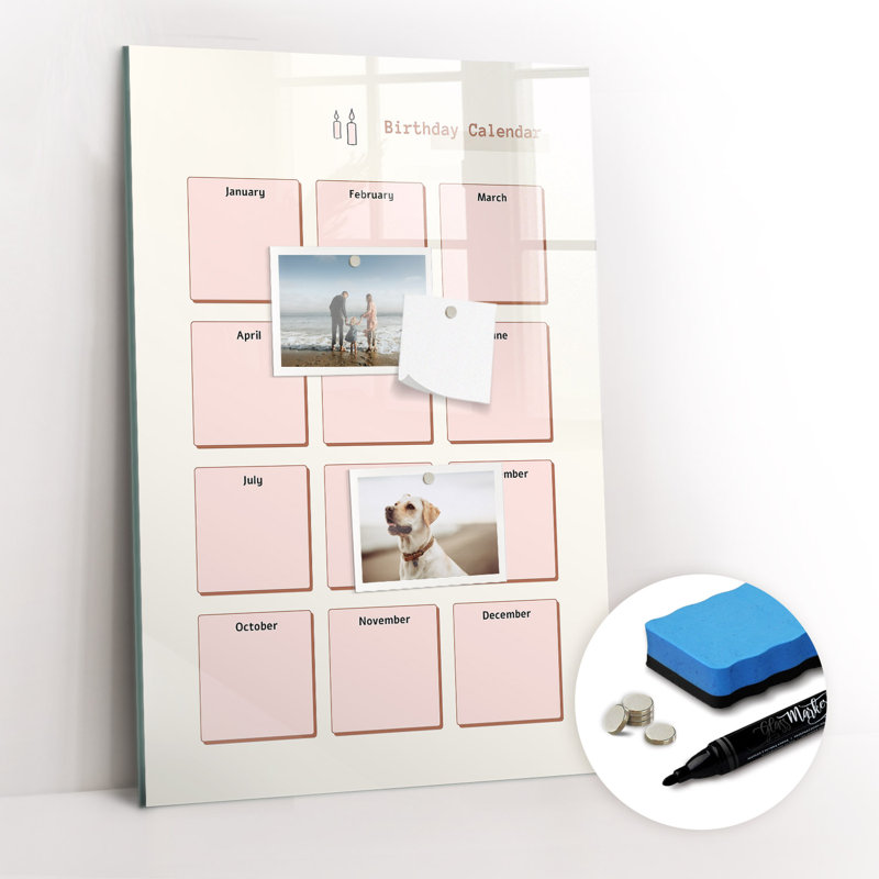 Magnetic Glass Dry Erase Board