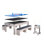 Table de jeu 7-en-1 3-en-1 pour piscine, salle à manger et tennis de table | Maison convertible
