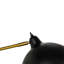 1-Light Plug-in Black/Brass Armed Sconce