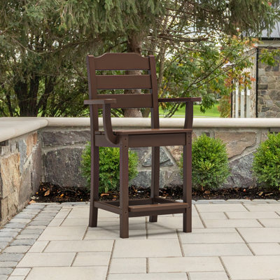 Lakeside Counter Arm Chair by POLYWOOD