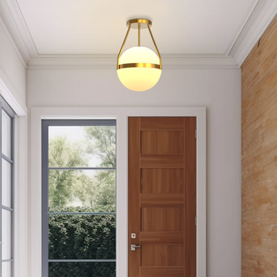 Global Glass Flush Mount