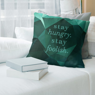 Housse de coussin en faux-sergé en coton