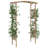 Alessja 118cm W x 40cm D Solid Wood Arbour in Brown
