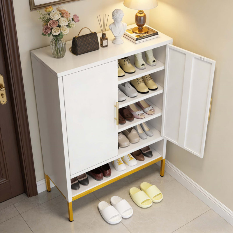 Armoire à chaussures à 2 portes de 40 pouces de hauteur