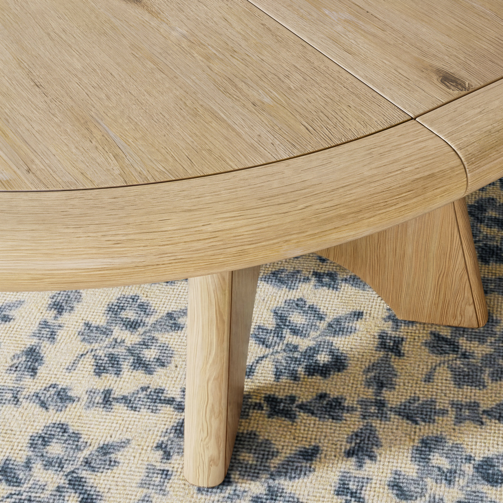 Hayes 48" Oak Dining Table, Canyon