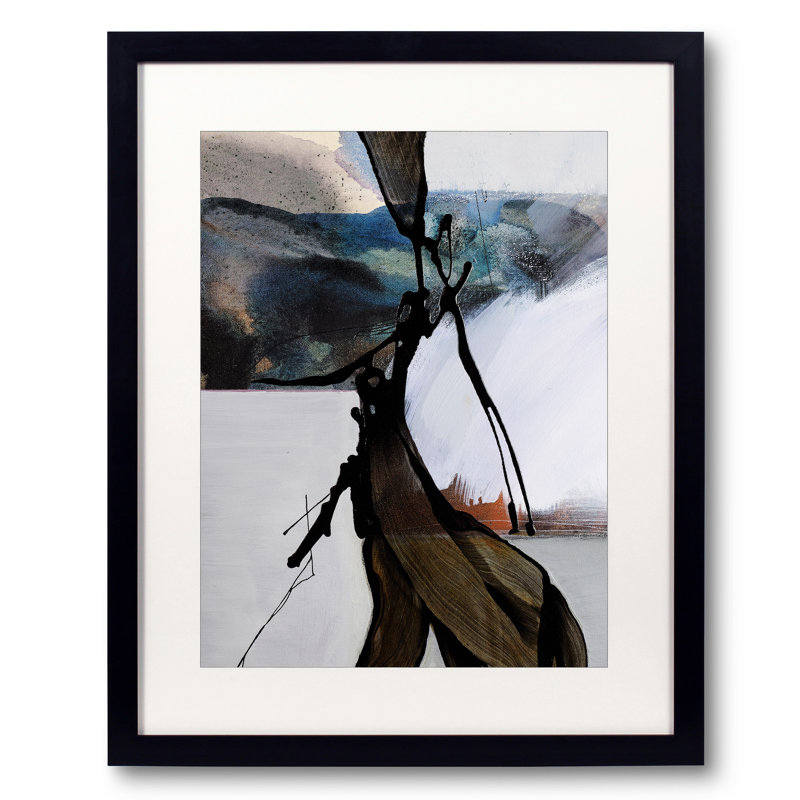 Special Relativity Print by Novi Lim, Black Framed Paper, 21.25" H x 17.25" W