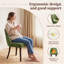 49cm H Fabric Upholstered Side Chair in Light Brown-931179216