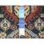 Tapis de couloir bleu en laine noué à la main 2 pi 7 po x 8 pi Yale Peshawar Karjihooz 01CC6A11716A4CB08AF5889574F1EE4B