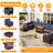 Tomijs 15 Piece Rattan Sofa Seating Group with Fire Fit Table-757490828-759052671
