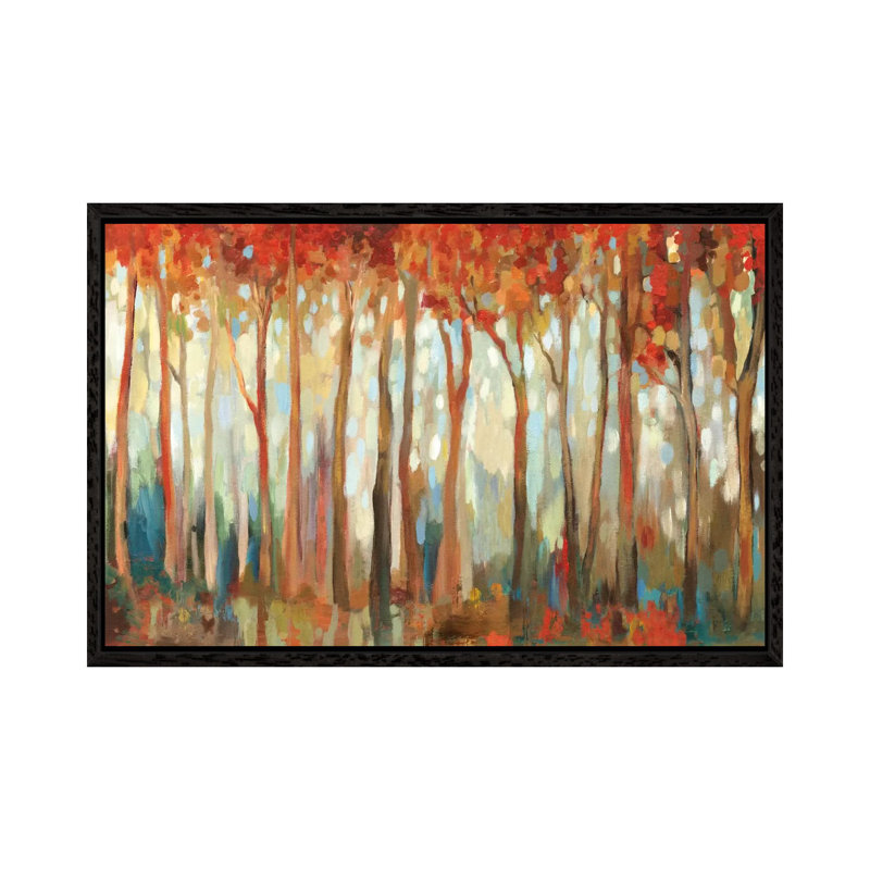Marble Forest I by Allison Pearce - Painting on Canvas, Black Framed Canvas, 101.6 cm H x 66.04 cm W