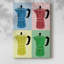 Moka Pot Colorblock - Cavas enveloppés de galerie-1492775361