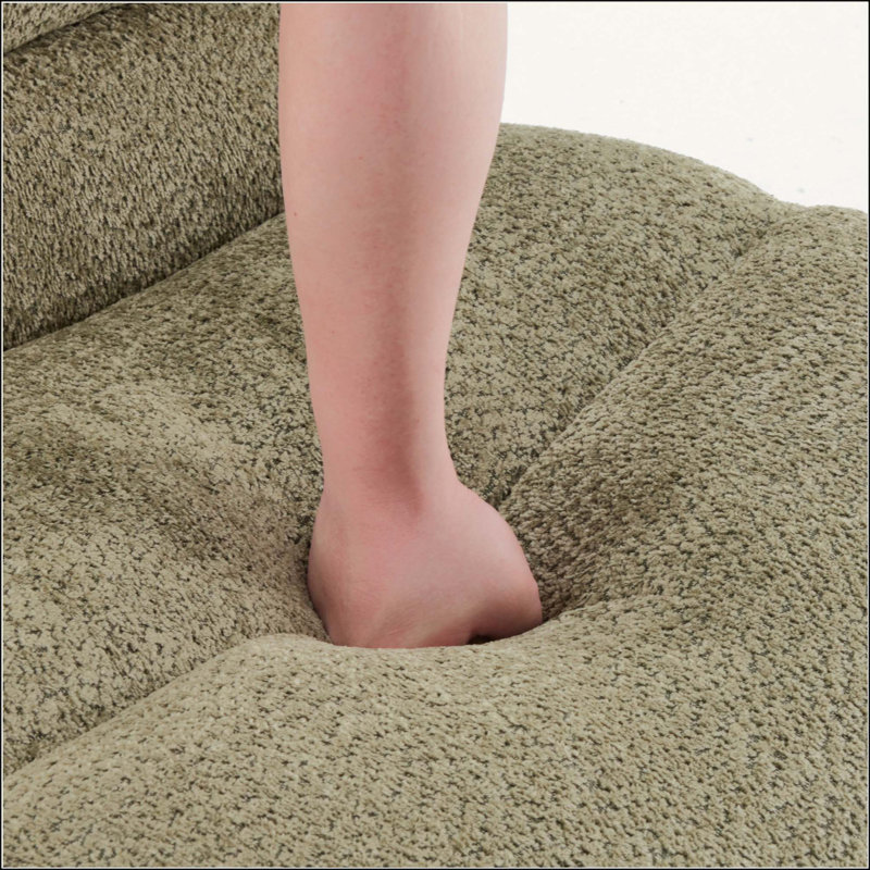 Canapé d'appoint rembourré, fauteuil moderne avec siège moelleux, canapé élégant pour le salon, la chambre à coucher ou le bureau