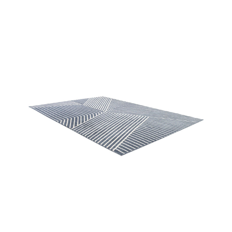 Tapis Latitude Run® Orkla Nikolis bleu, Rectangle 7 pi 10 po x 11 pi