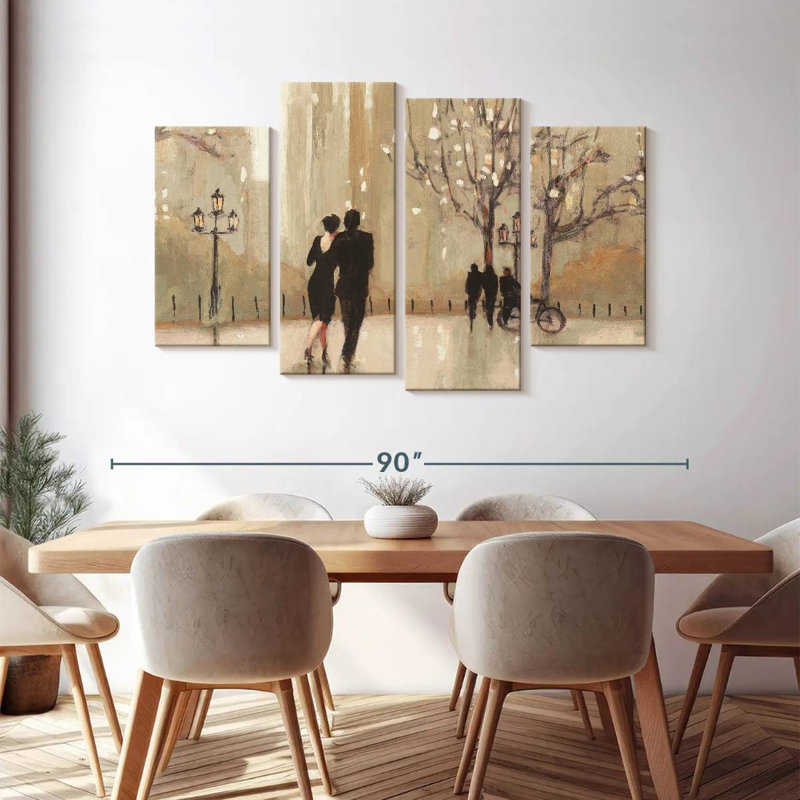 «An Evening Out Neutral I», reproduction d'art sur toile, H 75 po x l 48 po x P 1,25 po