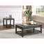 Table basse à plateau relevable gris