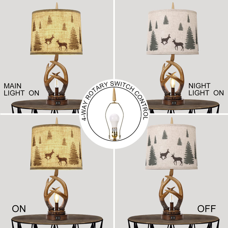 Euclid Metal USB Table Lamp