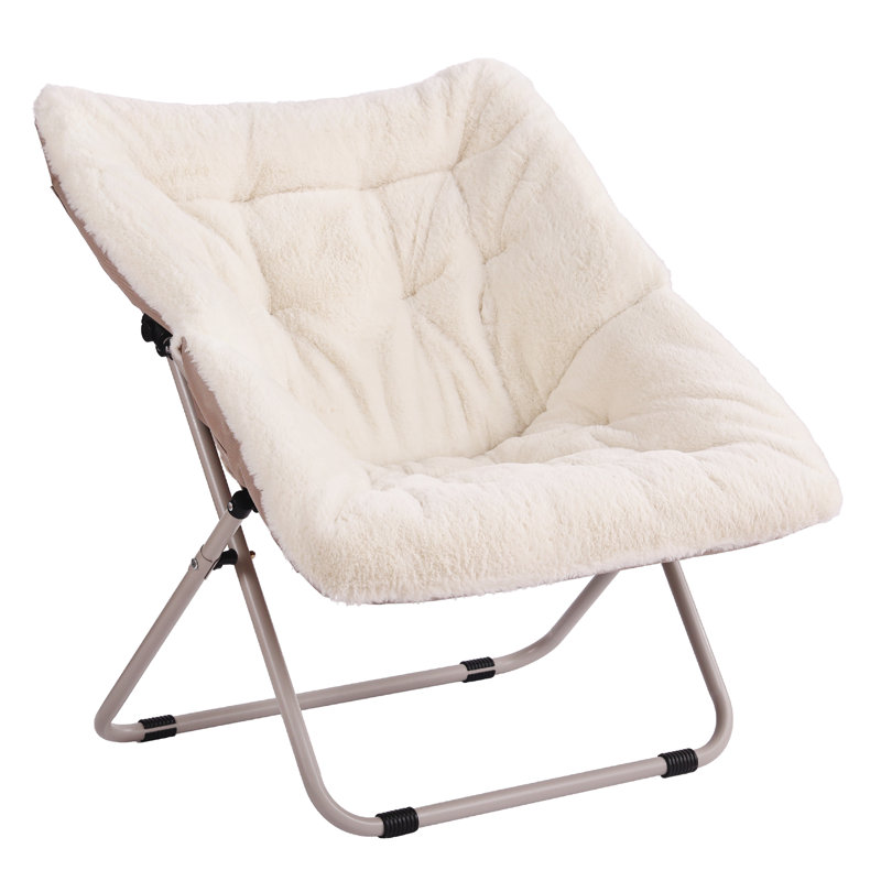 Carri Upholstered Accent Chair, Beige Polyester Blend