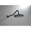 Bras de douche en acier inoxydable noir mat, solide et durable, installation de nettoyage simple, régime de propreté