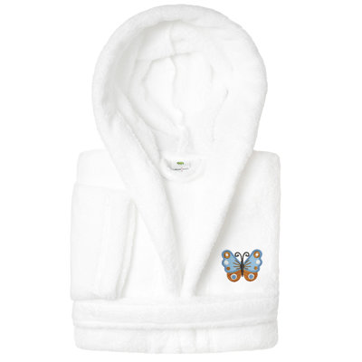 Peignoir à capuche double 100% polyester Linum Kids