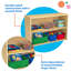 Bibliothèque à 2 compartiments