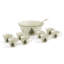 Spode Christmas Tree 10 Pc Punch Bowl W/Cups&Ladle