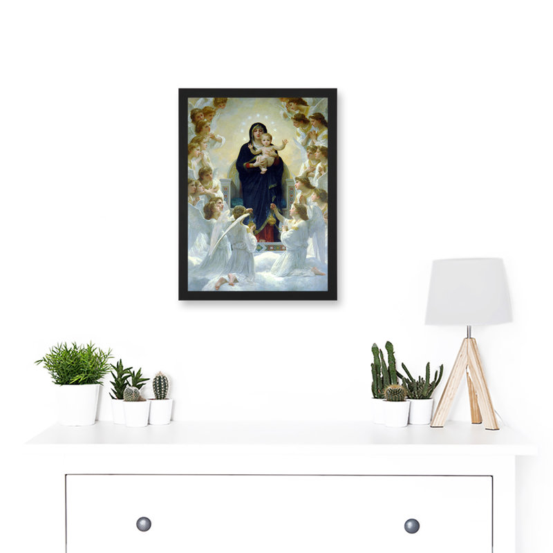 William Adolphe Bouguereau Virgin With Angels by William-Adolphe Bouguereau - Single Picture Frame Print