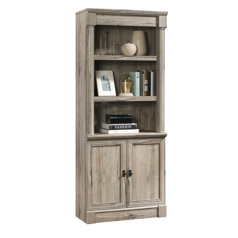 Bibliothèque standard H 71,88 po x l 29,38 po Manahan, Chêne fendu
